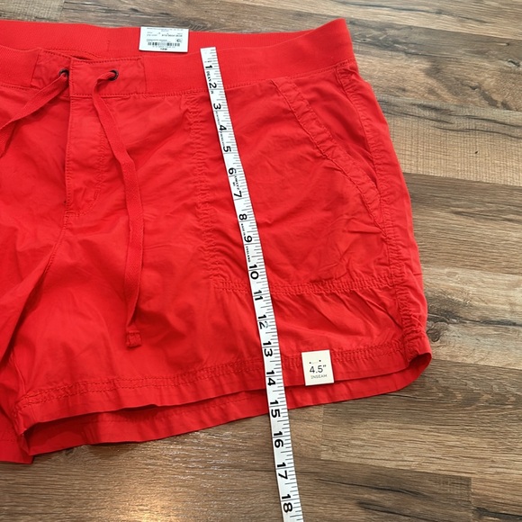 ST JOHNS BAY WOMENS SHORT 4.5” MID RISE ORANGE SIZE 18 W NEW - Picture 6 of 9